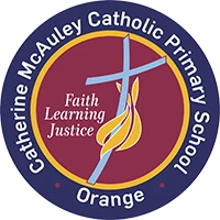 Catherine McAuley Catholic Primary School Orange logo