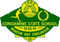 Condamine State School logo