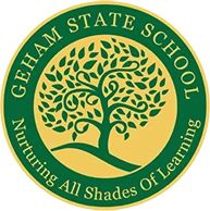 Geham State School logo