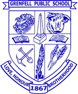 Grenfell Public School logo