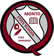 Monto State School logo