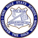 One Mile State School logo