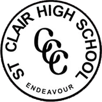 St Clair High School logo