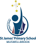 St James' Primary School logo