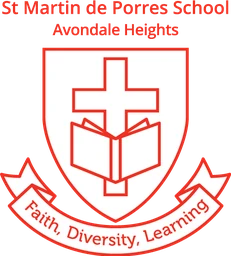 St Martin de Porres School logo
