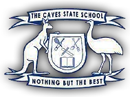 The Caves State School logo