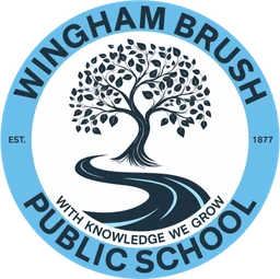 Wingham Brush Public School logo